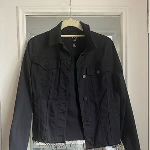 L.T.J. Black Denim cropped Jacket